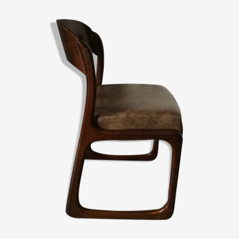 Chaise traineau baumann