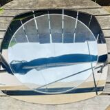 70's round mirror