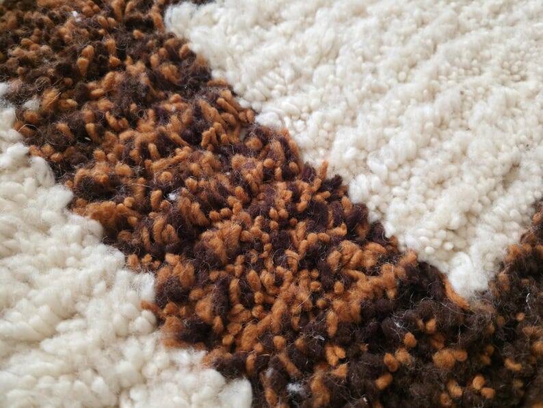 Tapis en laine fait main