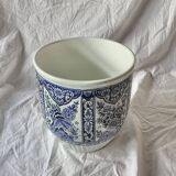 Old Royal Sphinx Maastricht flowerpot - Delft blue
