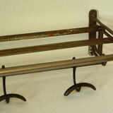 Old metal locomotive/train wall coat rack