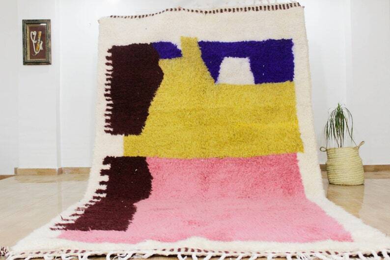 Berber rug in pure wool size 150 x 250 cm
