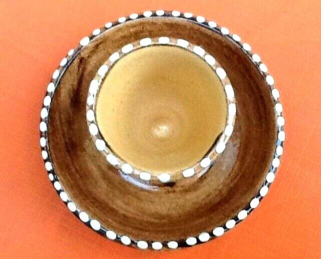 Alsatian ceramic egg cup