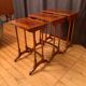 Tables édouardiennes du 20e siècle, années 1890, ensemble de 3