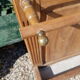 Old solid oak coat holder