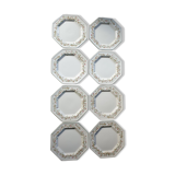 Set of 8 dessert plates