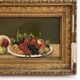 Old oil painting still life Flemish fruits