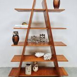 Vintage cabinet roomdivider shelves 'Pyramid'