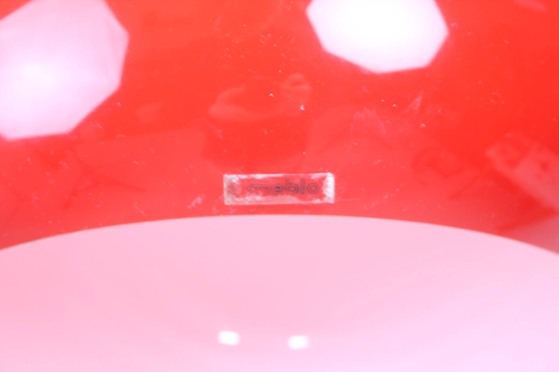 Midcentury plastic Design Pendant by Meblo, Harvey Guzzini, Italy, 1970s