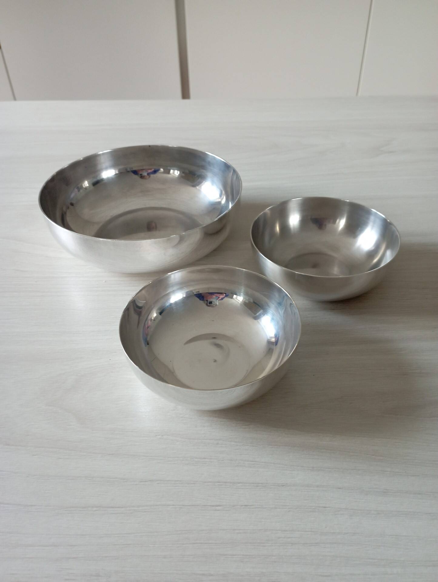 Set of 3 Christofle silver metal cups