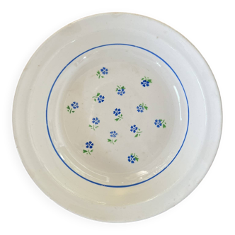 Plat rond floral Badonvillier