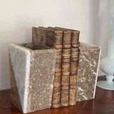 Pair of Art Deco marble bookends