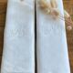 Set of 2 old napkins