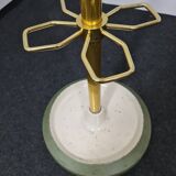 Vintage metal hat and coat rack