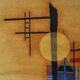 Decorative rug Kandinsky vintage abstract art 285 x 200 cm