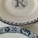 Pair of ironstone plates – Salins François Ier & KG