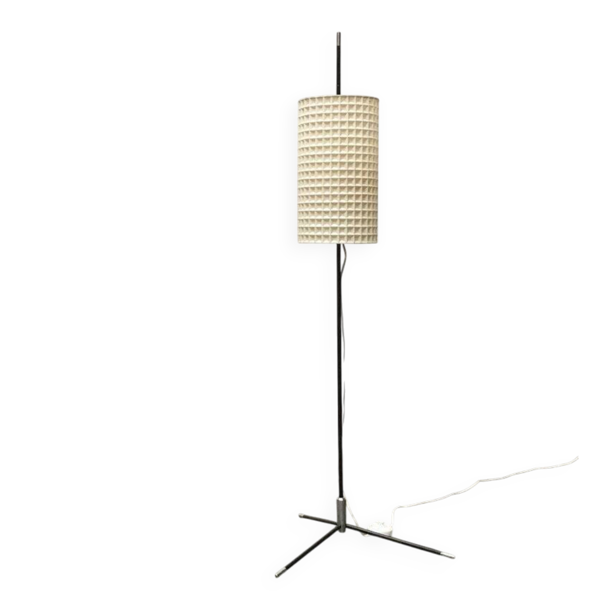 East German tripod floor lamp by Rudolf Arnold, mid-century, 1960s.