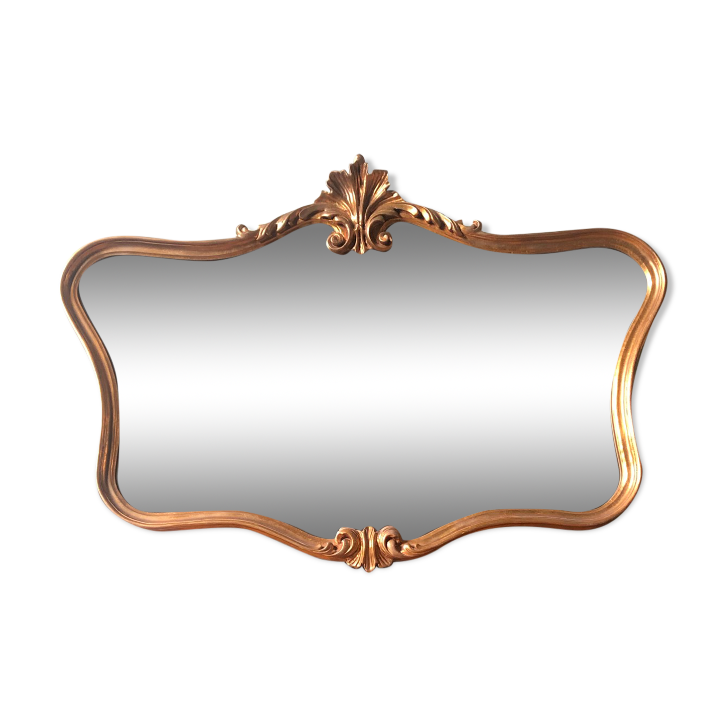 Golden vintage mirror