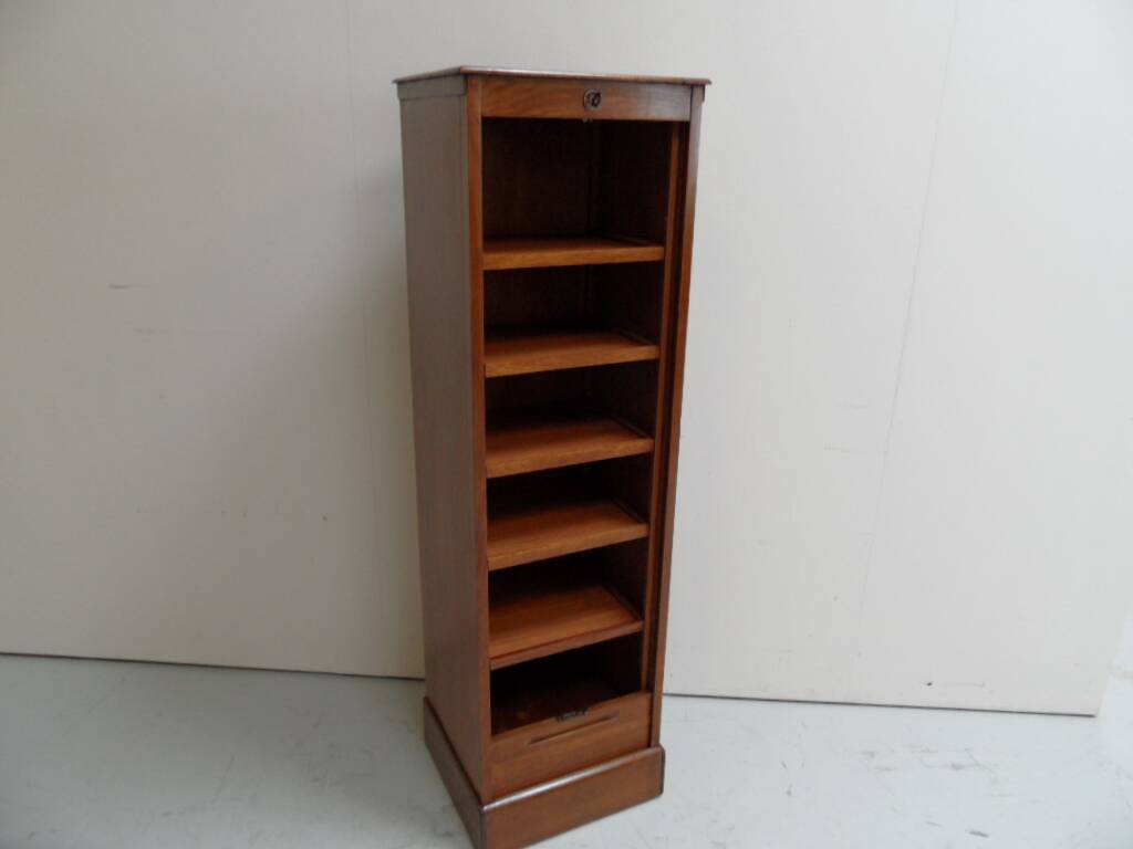 Vintage filing cabinet with roller shutter