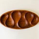 L46cm teak tray by Laur Jensen for Odense Denmark