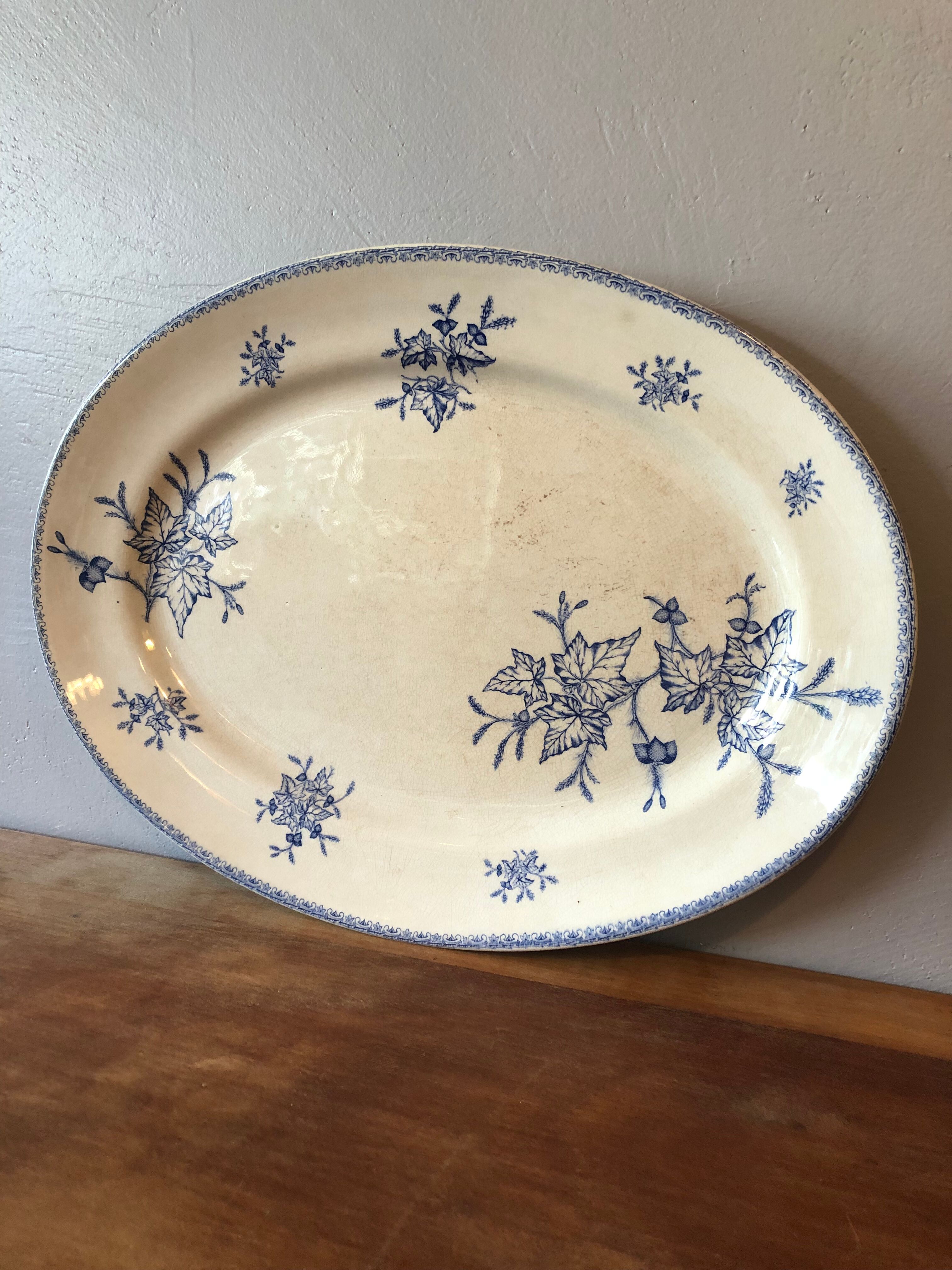 Earthenware dish iron earth choisy le roi