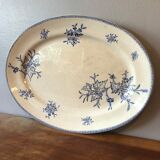 Earthenware dish iron earth choisy le roi