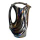 Iridescent ceramic pitcher from Bassano, Italy, from the 1970s.