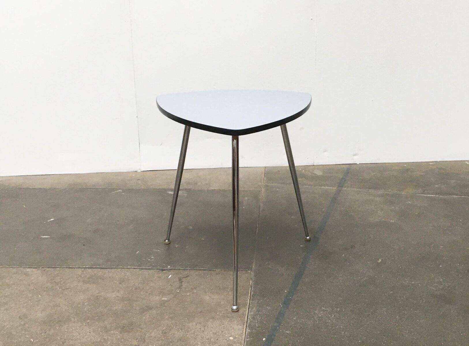 Mid-century German tripod coffee table for Mauser Werke Waldeck.