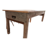 Old oak table renovated