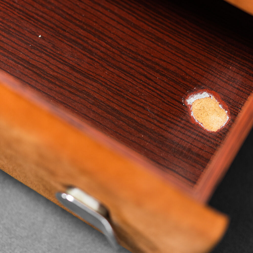 Double bed with alcantara radio 70s vintage modernariato