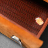 Double bed with alcantara radio 70s vintage modernariato