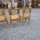 4 Vintage Chairs by Pierre Cruege, French design from the 60s
