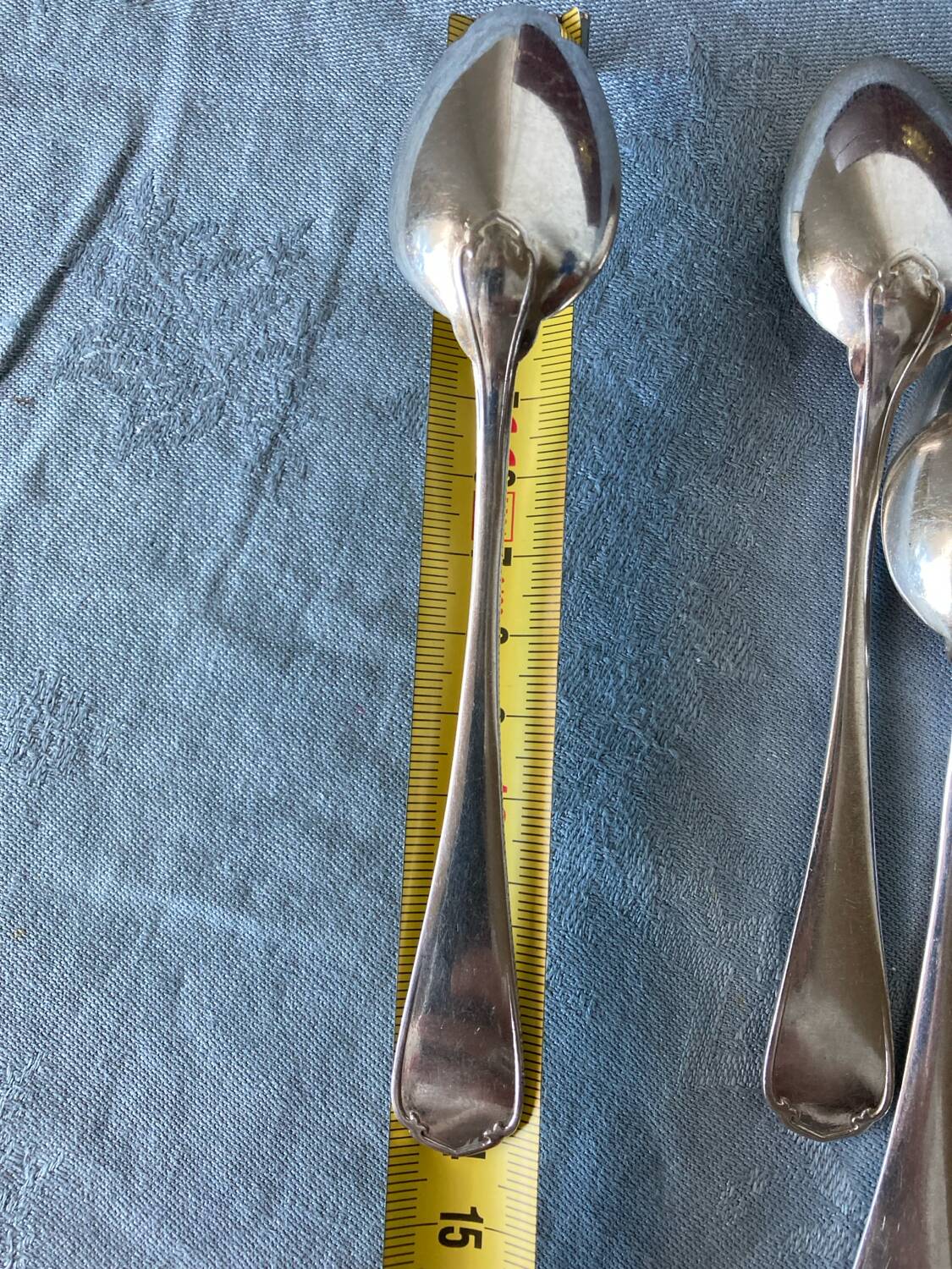 Christofle small spoons, Japan pattern