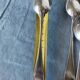 Christofle small spoons, Japan pattern