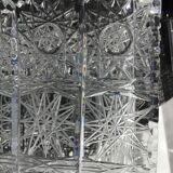 Rectangular cut Saint Louis crystal vase