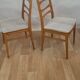 Paire de chaises en teck scandinave 1960 Danemark