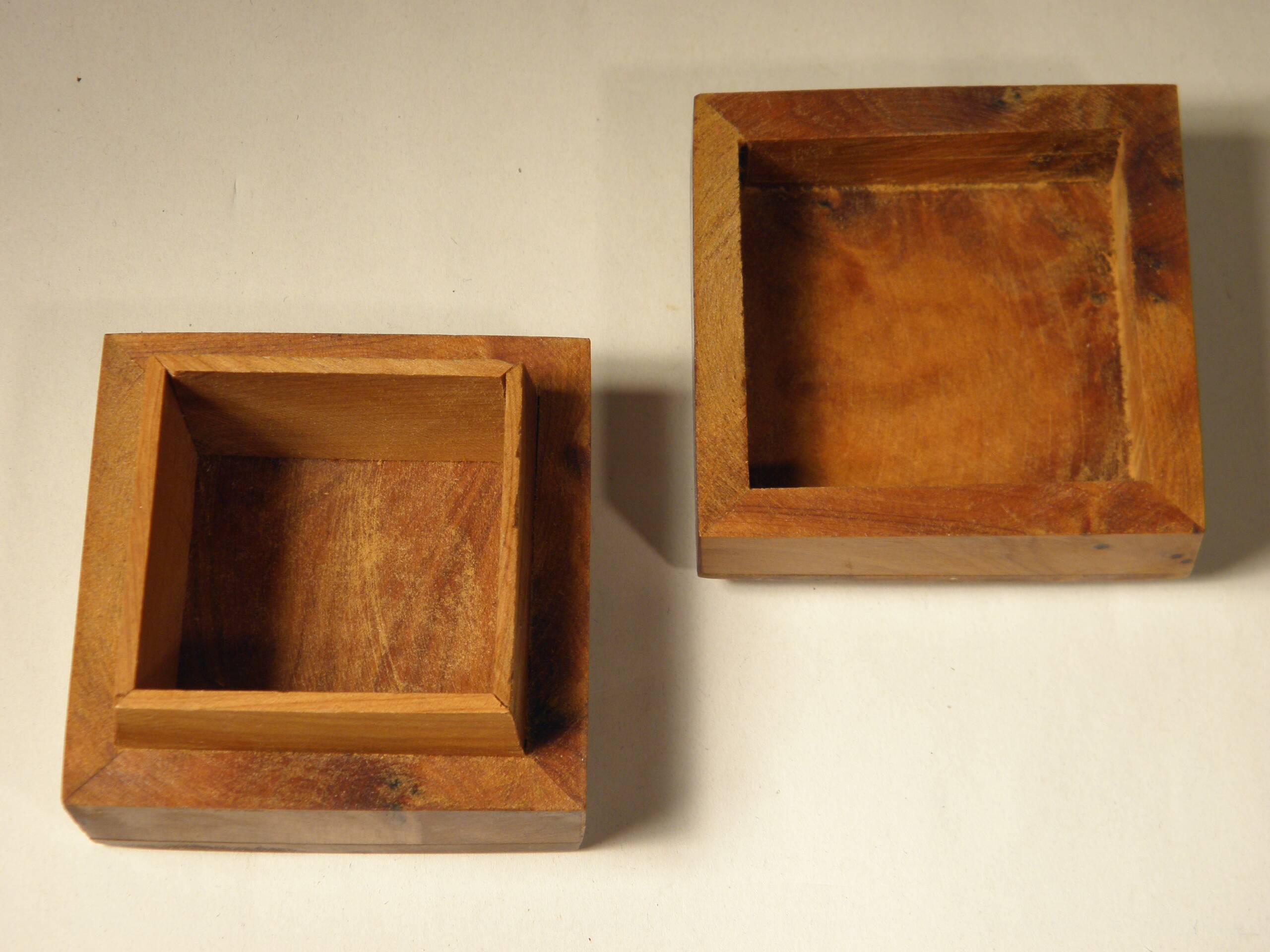 Small cedar burl box