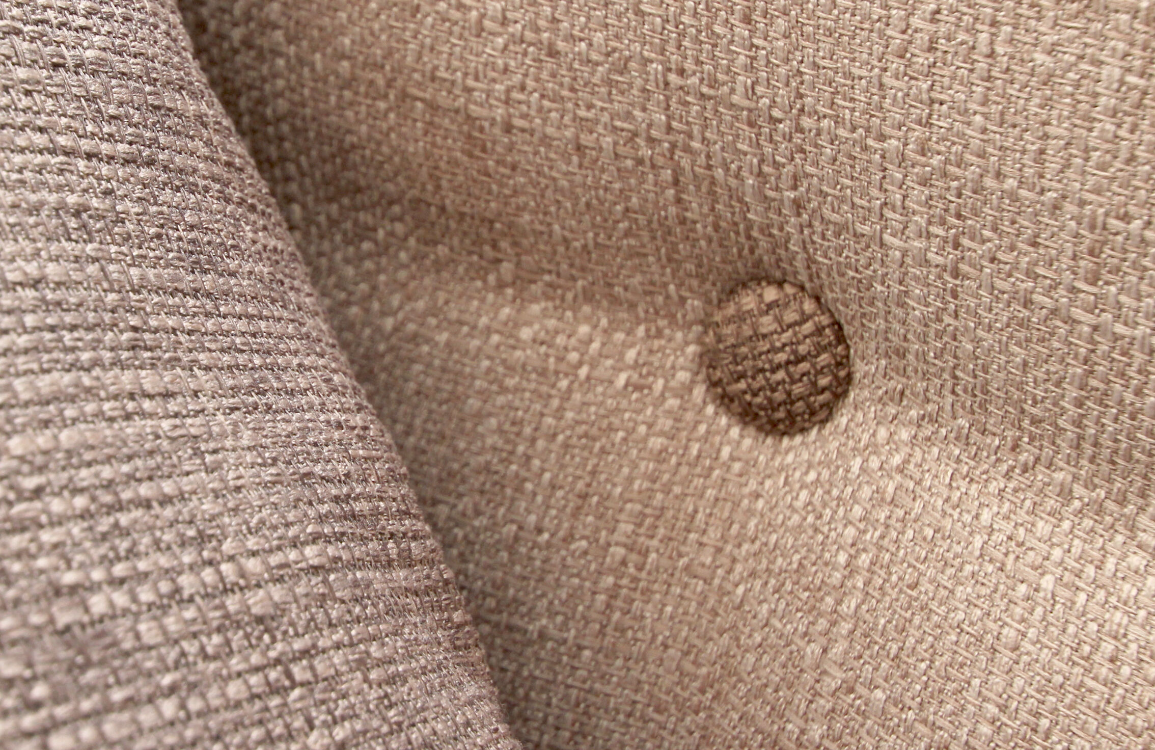 1950s polstery armchair beige, completely restored