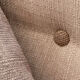 1950s polstery armchair beige, completely restored
