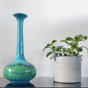 soliflore vintage en céramique émaillée, années 70