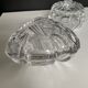 Duo of vintage crystal and glass sweet jars