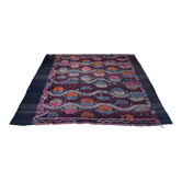 Tapis kilim turc vintage 187x153 cm laine kelim carré