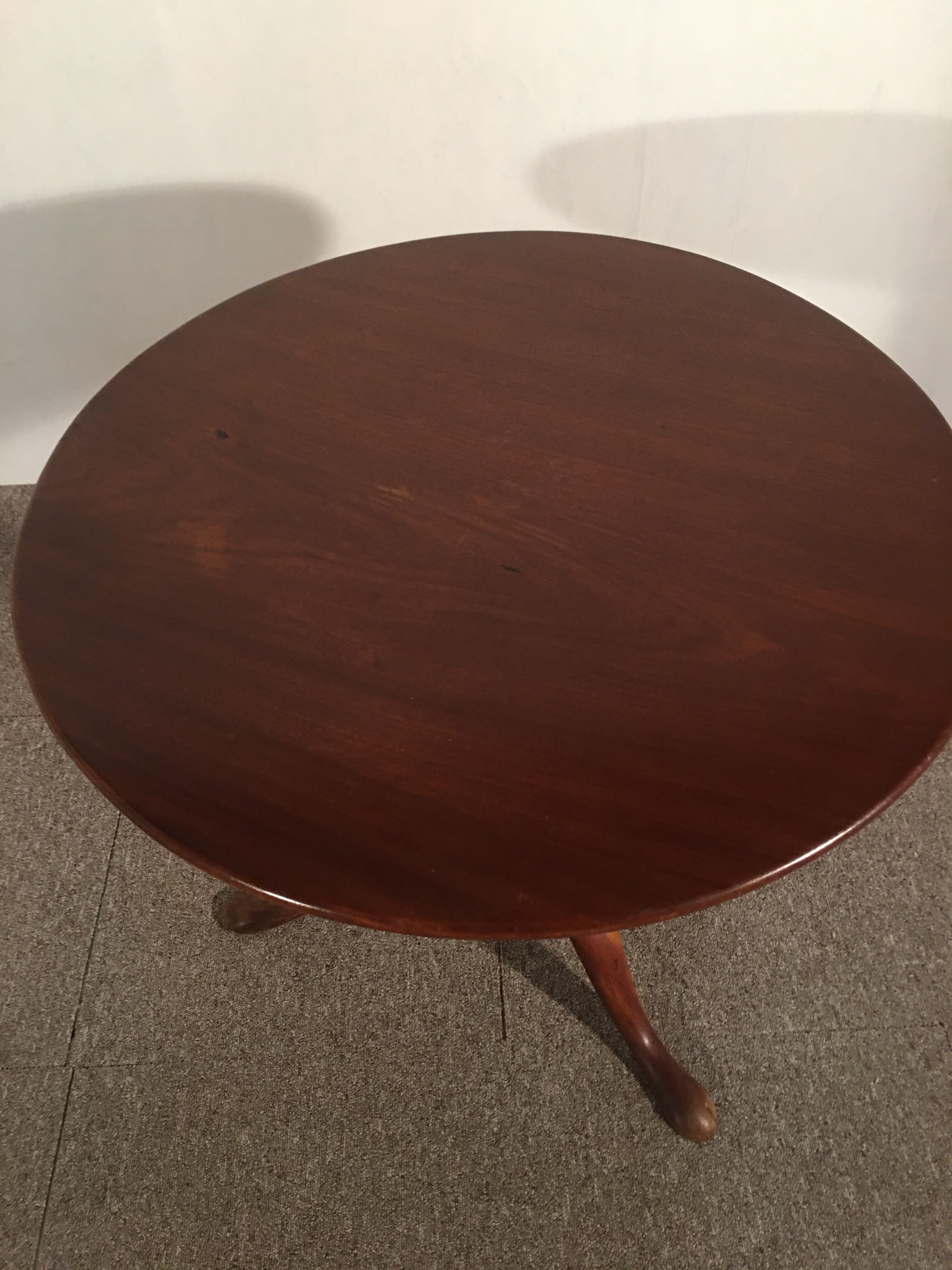 Mahogany side table