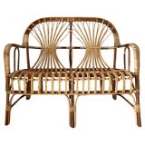 1960s italian rattan garden set