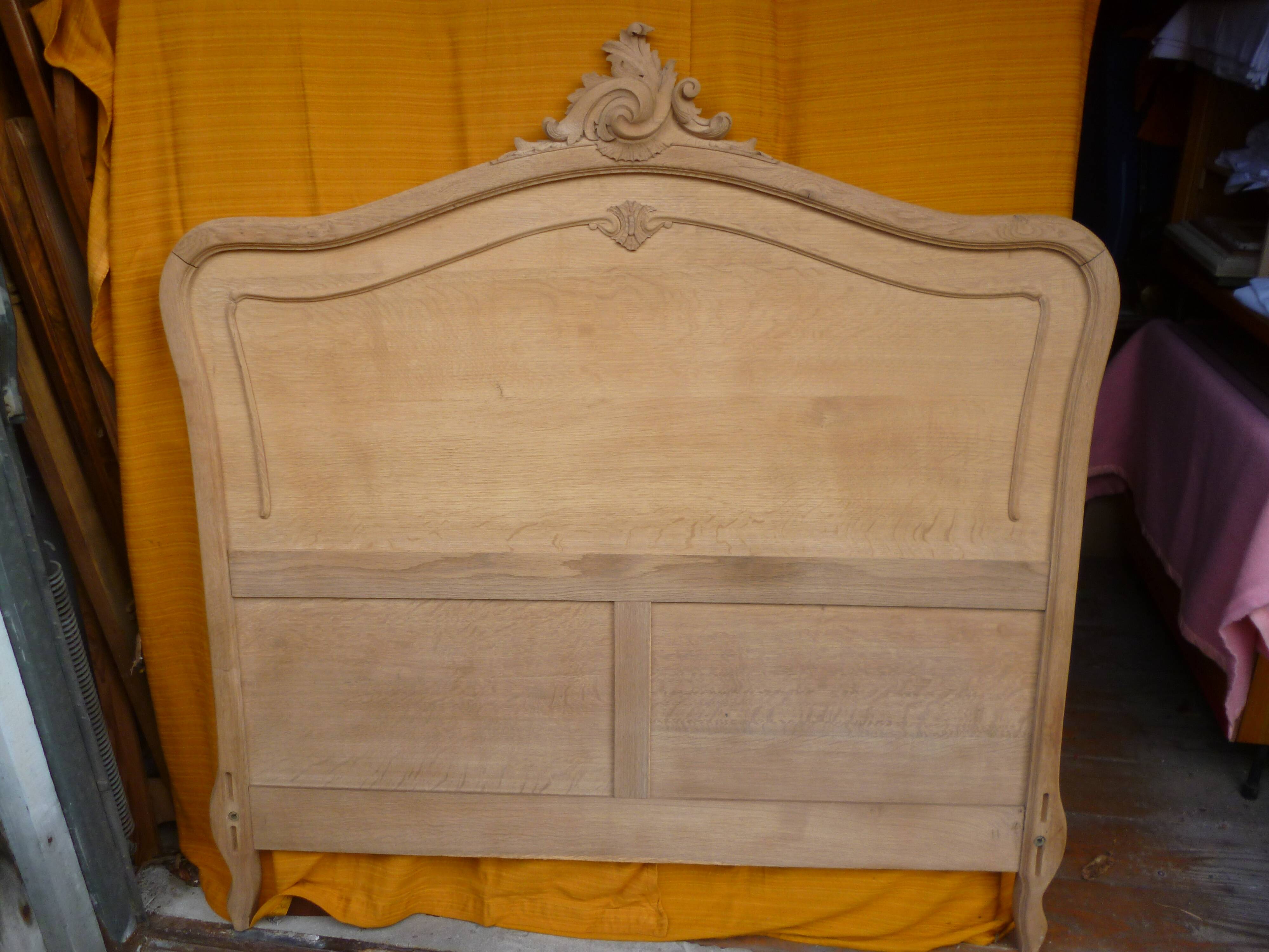 Louis xv oak bed