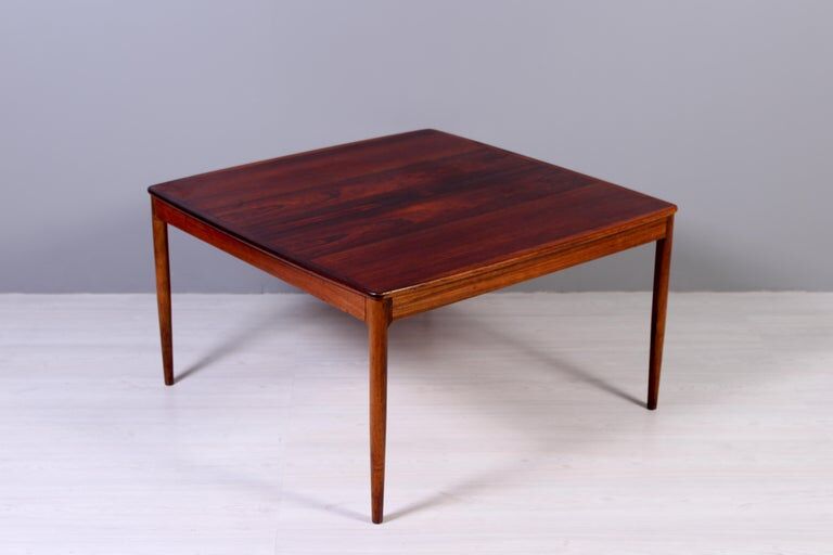 Yngvar Sandstrom rosewood table Seffle Màbelfabrik 1950s