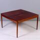 Yngvar Sandstrom rosewood table Seffle Màbelfabrik 1950s