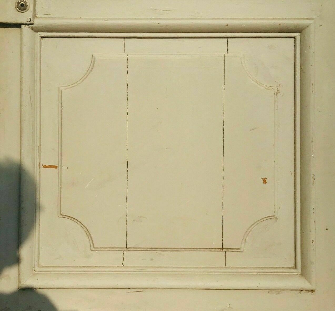 19th century patinated oak door and impost
