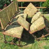 6 louis xiii style chairs