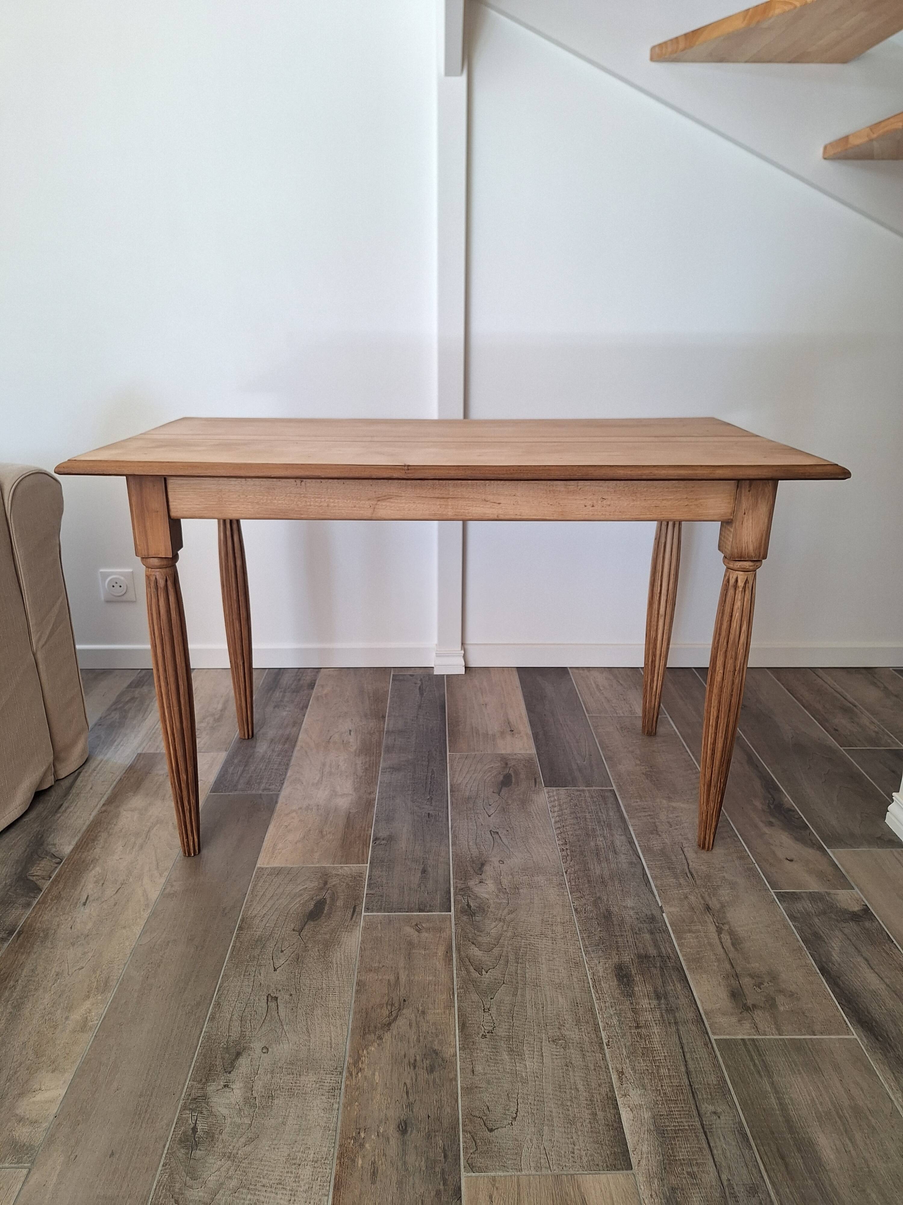 Country style oak farmhouse desk / table